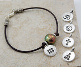 Yin Yang Charms, Antique Copper, TierraCast, Tiny Ying Yang Drops, Tierra Cast, Qty 4 to 20 Yoga Meditaton Wrap Bracelet Charms