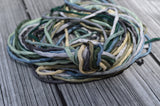 GREEN GRAY GRASS Silk Cords, Assortment 2-3mm Hand Dyed Hand Sewn Cording Bulk 10 to 50 Strings, Greens, Gray, Tan, Khaki, Ivory