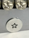 STAR Outline Metal Stamp 6mm Outline Star Design Stamp, Stamping Tool for Hand Stamped Jewelry, Nautical or Outer Space Jewelry, Steel Stamp