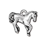 HORSE Charms, TIERRACAST Country Western, Yearling, Foal or Filly, Antique Silver Qty 4 to 20, Bulk Discount, Double Sided