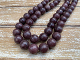ESPRESSO BEAN 10mm Faceted Round Jade Beads / Strand of Dyed Mountain / soft mocha cocoa coffee brown / Earring Necklace Size
