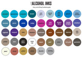 Tim Holtz Alcohol Ink, Choose Metallic Mixative Alcohol Inks or Regular Colors, Choose One Color, Ranger Ink, Art Paint, Craft Ink,