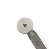 DIAMOND Metal Stamp ImpressArt 6mm, Bling Gem Stone, Tool for Stamped DIY Jewelry, Gemstone Design, Steel Stamp