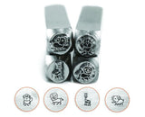 ZOO ANIMALS Metal Stamp Kit ImpressArt / 6mm Design Metal Stamping Pack / Animal Stamps / Jewelry Leather