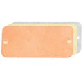 Rectangle Bracelet Blanks, Metal Stamping Blanks Copper Tags With Holes 1 5/8" 24ga Qty 2 Stamping Pendants Deburred, Hand Stamping Supplies