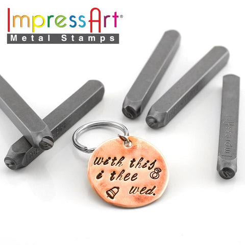 ImpressArt  Metal Letter Stamps Sets for Metal Stamping Jewelry