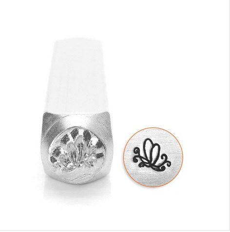 BUTTERFLY SWIRL 2 Metal Stamp ImpressArt Design Stamp 6mm Jewelers Tool for Metal Stamped Jewelry, Steel Stamp