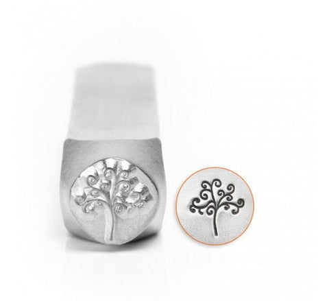 Tree of Life Metal Stamp, ImpressArt 6mm, Stamping Tool for Stamped Jewelry, Celtic Tree, Tree of Knowledge Stamp, Steel Stamp