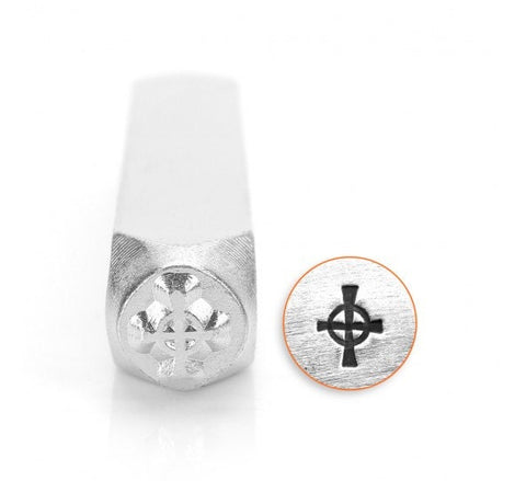 Celtic Cross Metal Stamp 6 mm Steel Punch Stamping Jewelry Impressart, Steel Stamp